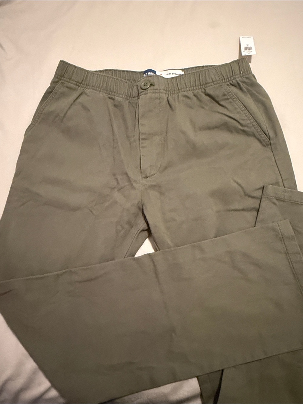 Old Navy Men's Elastic-Waist Chinos